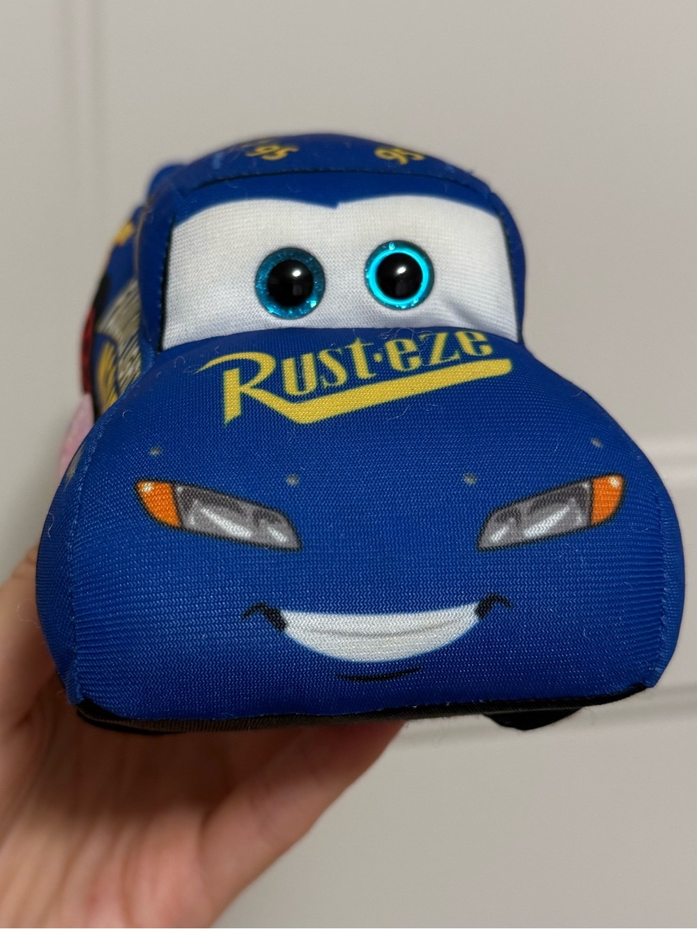TY Beanie Baby Cars 3 Lightning McQueen Rust-Eze Blue Car
